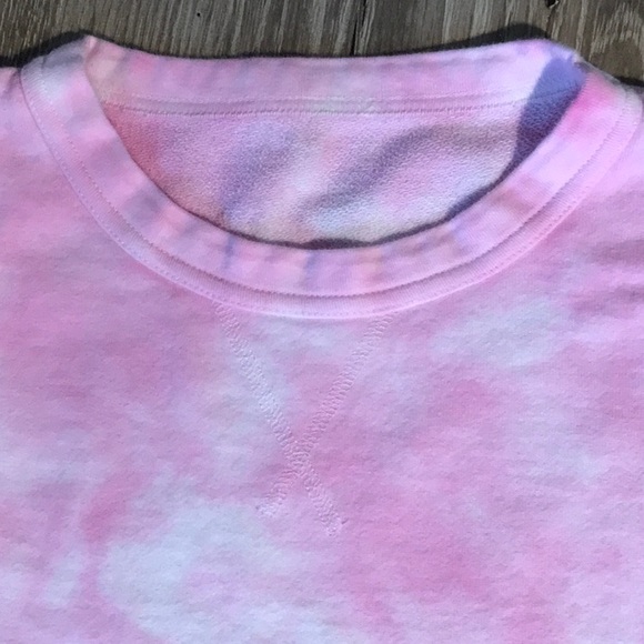 J. Crew Tie-dyed boyfriend sweatshirt in magic rinse cotton - Picture 2 of 8